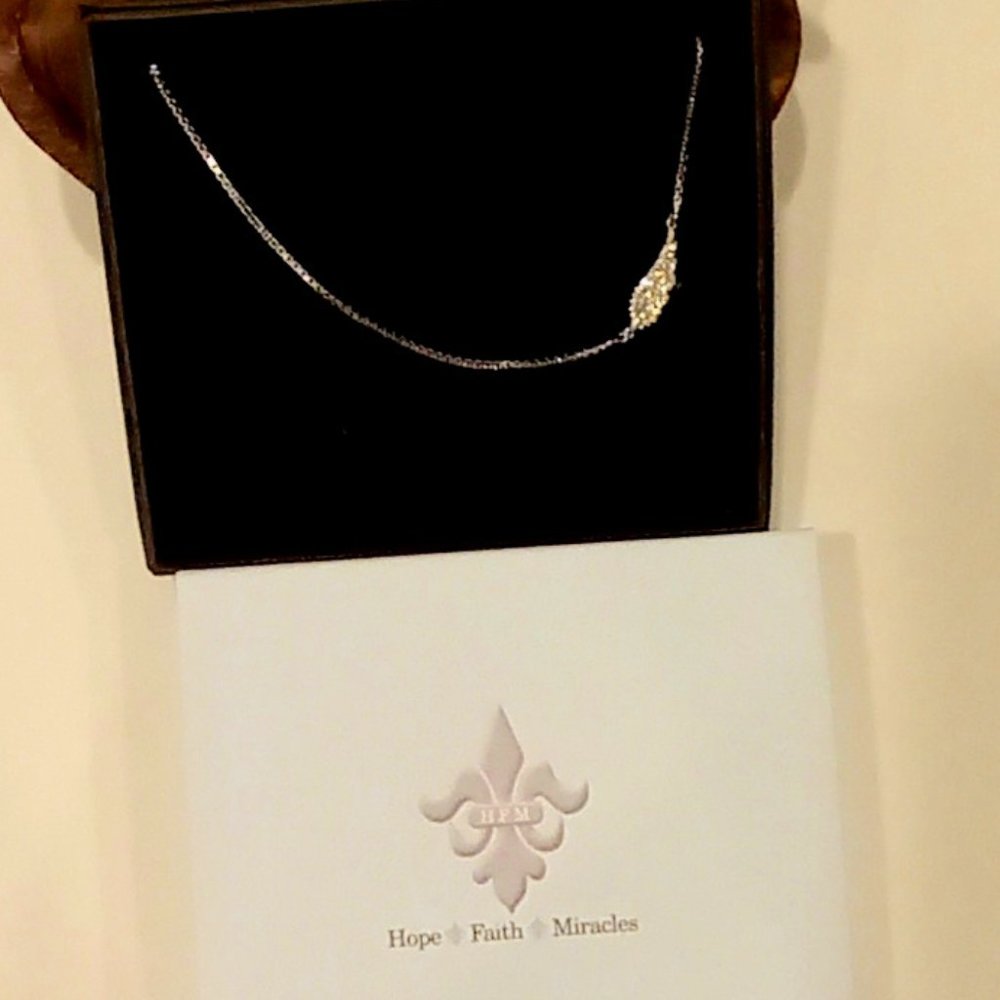 Hope Faith Miracles Slide Bracelet "Eagles Wing" - NWOT